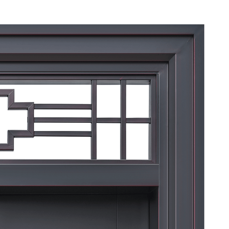 90 three-dimensional frame 170 steel set door 27 walls-pro bamboo safe (oblique splicing) + tianci 10 pure copper non-standard spliced door