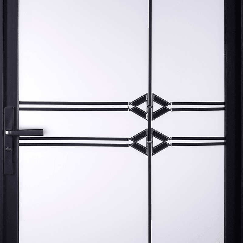 Plastic spray-black matte ordinary tempered 03 + yusha tempered 03 kitchen and bathroom steel door