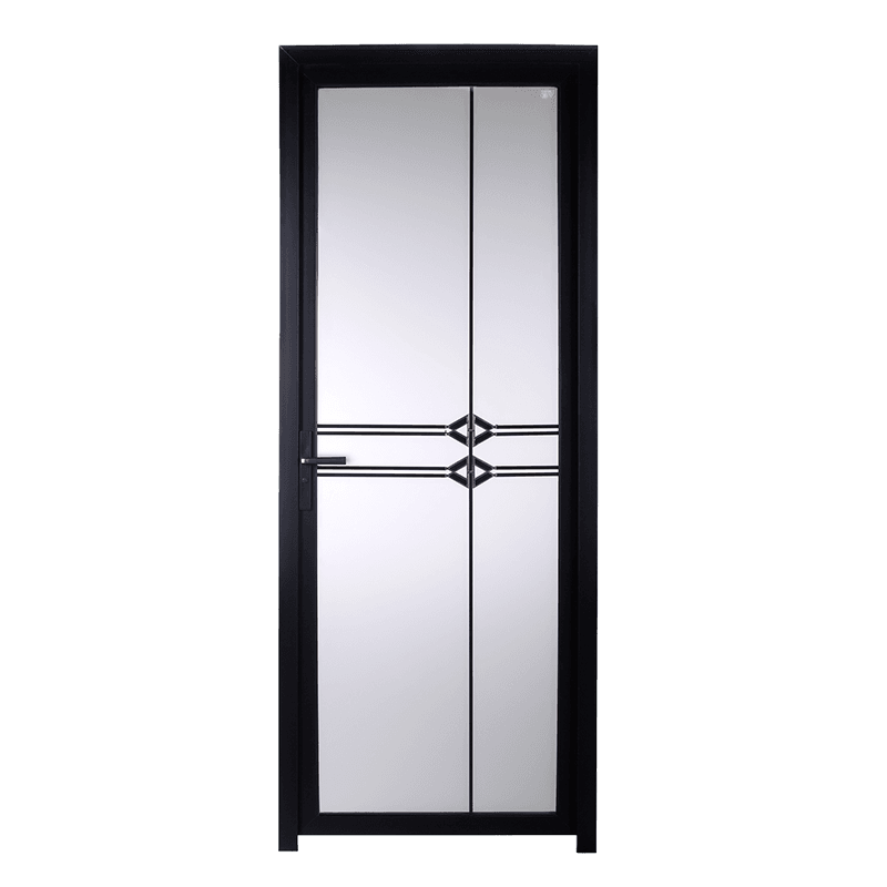 Plastic spray-black matte ordinary tempered 03 + yusha tempered 03 kitchen and bathroom steel door