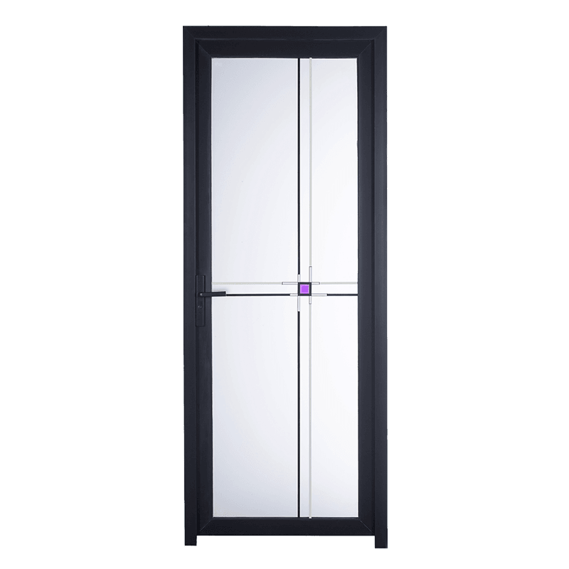 Plastic spray-black matte ordinary tempered 03 + yusha tempered 03 kitchen and bathroom steel door