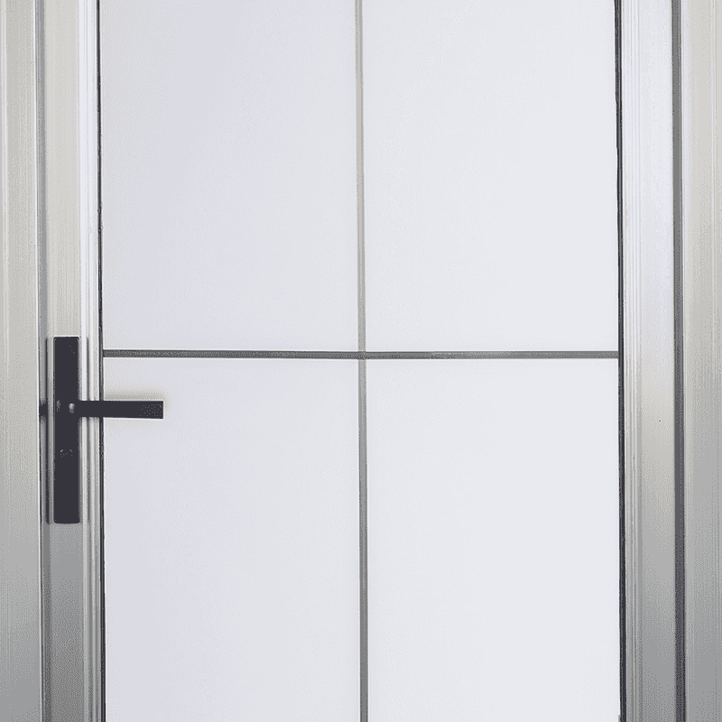 Electrophoresis-porcelain porcelain champagne ordinary tempered 03+ frosted tempered 03 kitchen and bathroom steel door