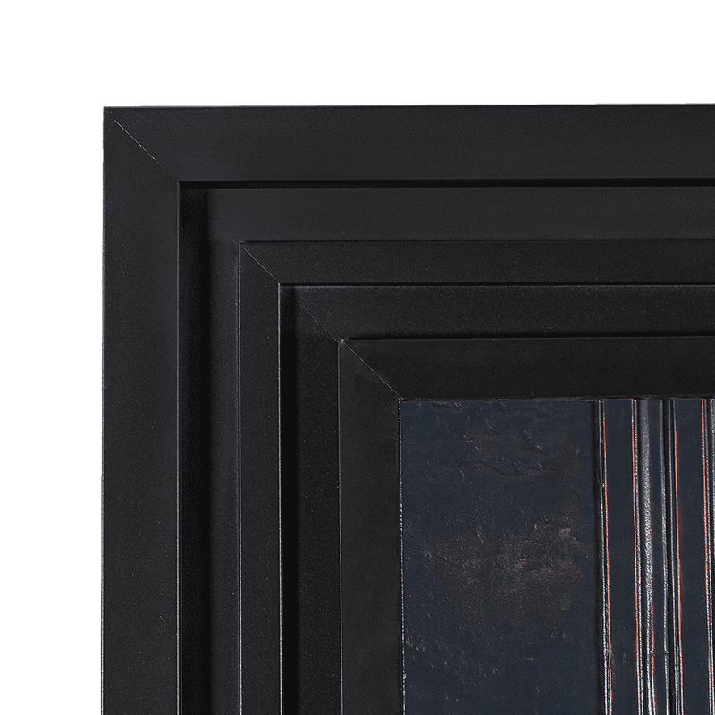 80 return frame-pro steel-aluminum cast aluminum steel-wood armored entry door