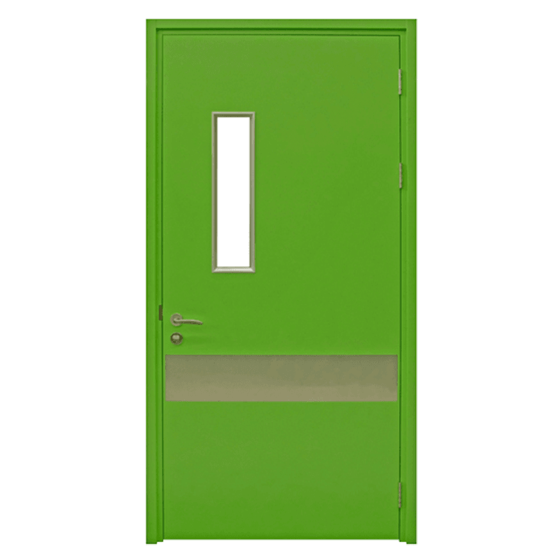 50 flat frame 70-outer cover 30 wall flat panel spray-molded medical steel door