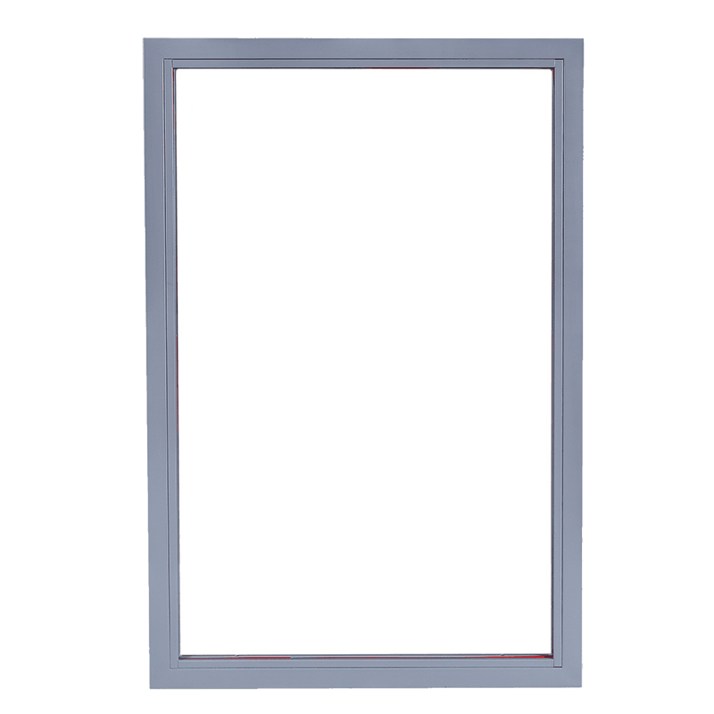 Fixed spray-coated steel fireproof window