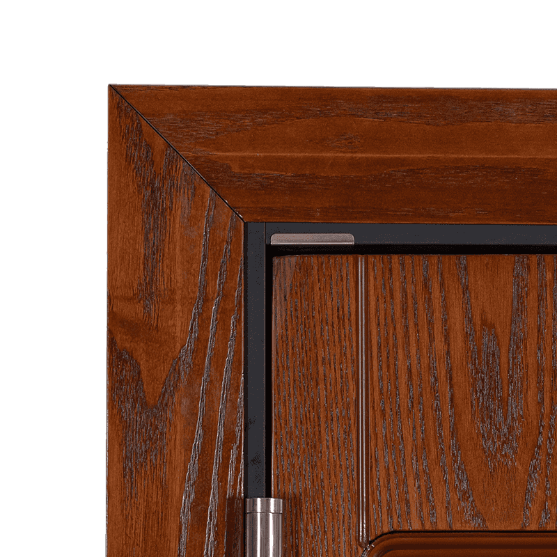 70 lace frame-pro steel-wood sihai (no buckle) wood-open steel-wood armored entry door