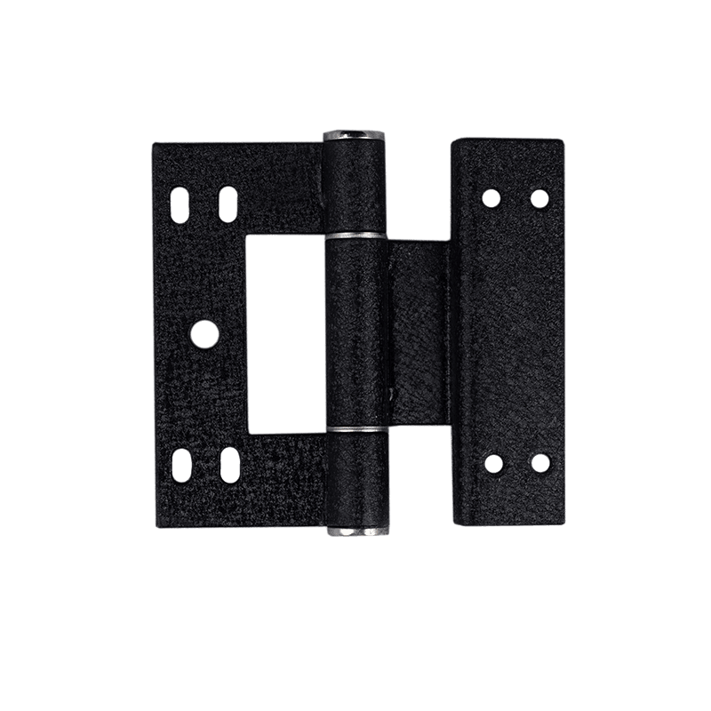 70 door flush hinge black brushed powder coated