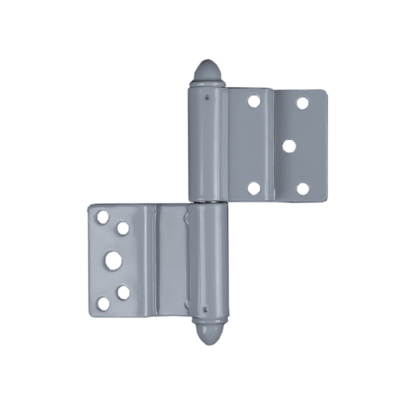 50 bullet bright hinge silver gray powder coated