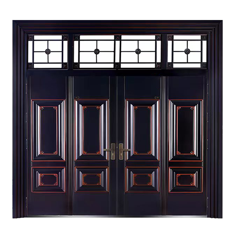 90 three-dimensional frame 220 anjin 22 pure copper non-standard four-panel door